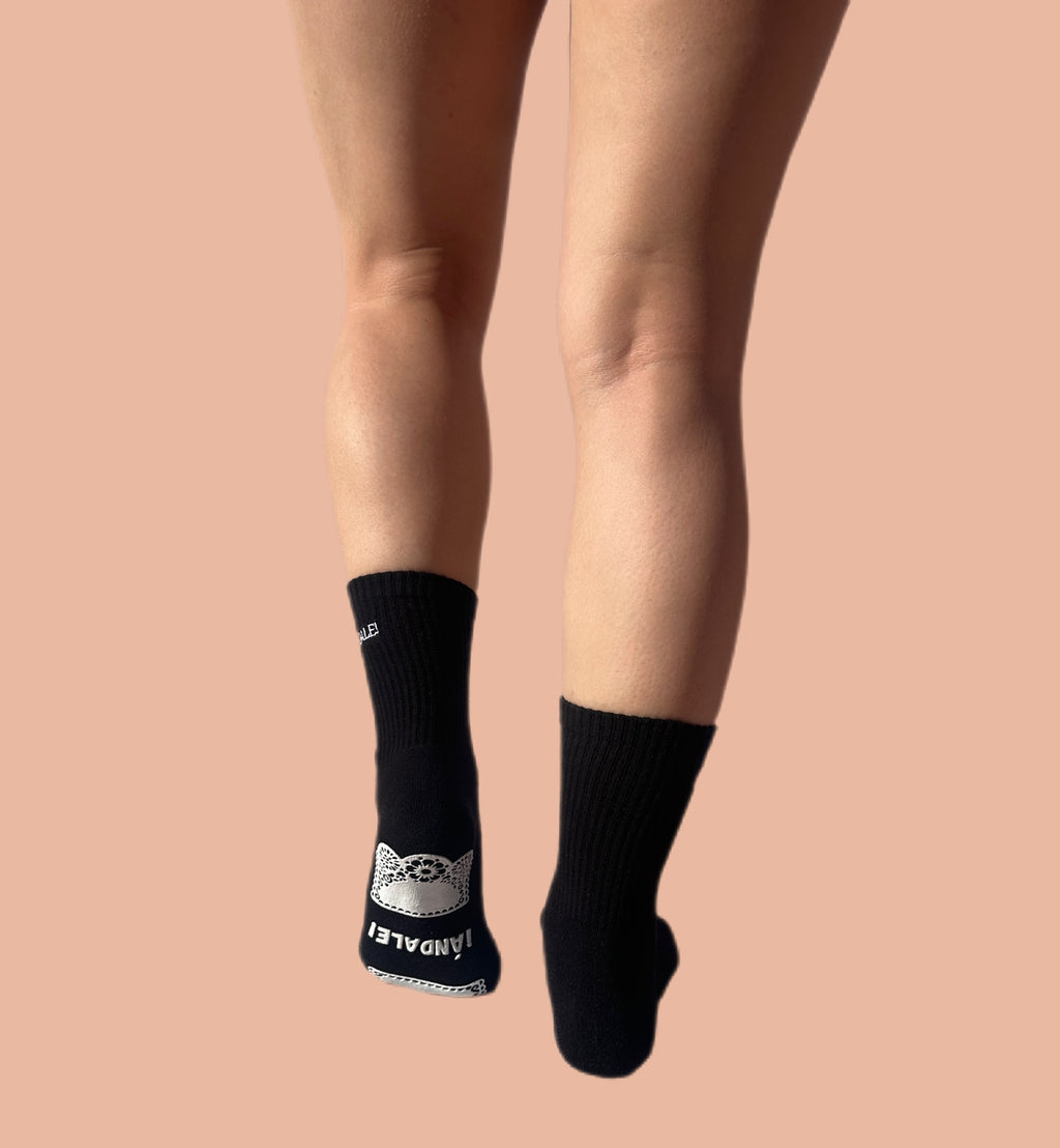 Black & White Andale Socks